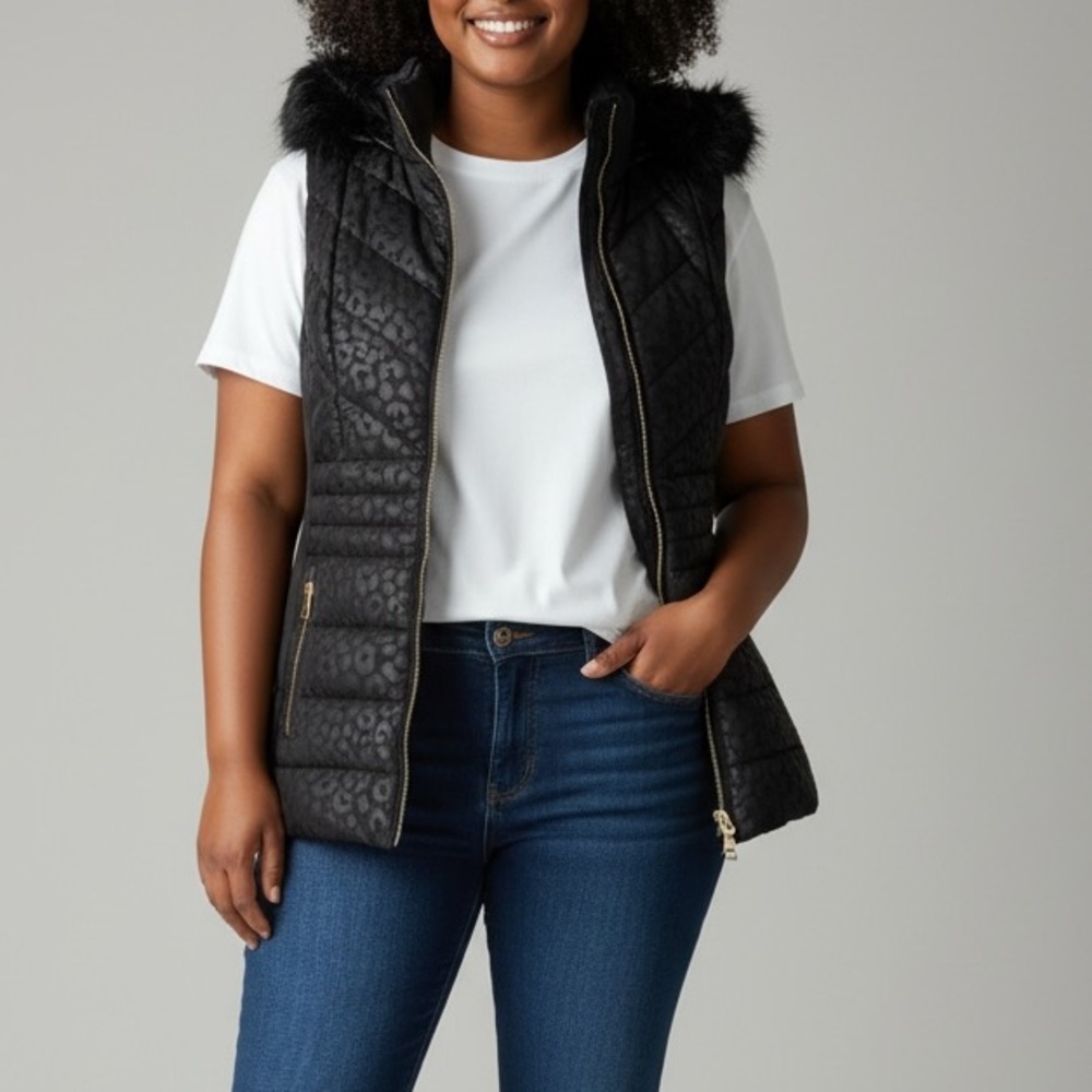 Michael Michael Kors Hooded Puffer Vest